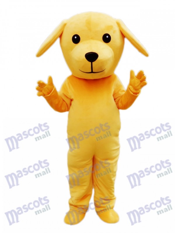 Costume de mascotte chien jaune Animal