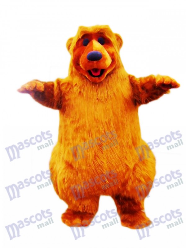 Costume mascotte ours brun clair Animal