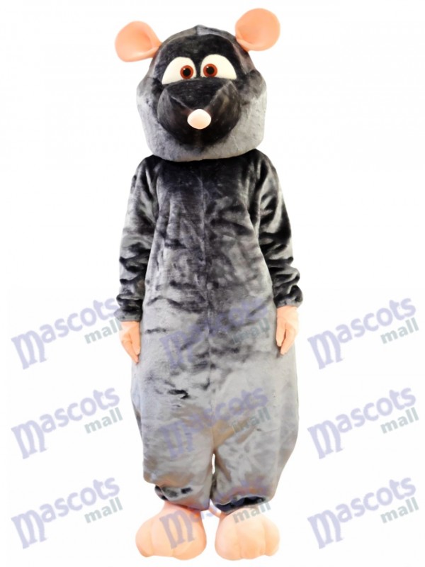 Costume de mascotte de rat gris Animal