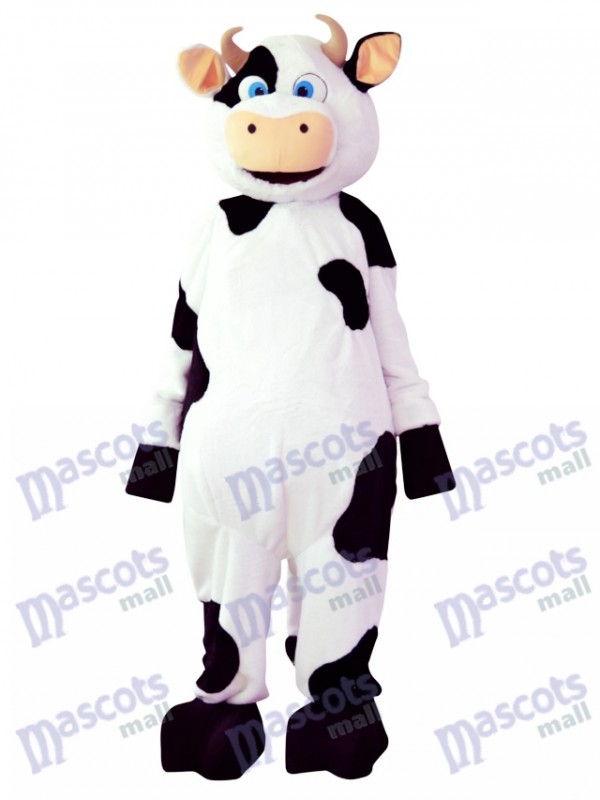 Caricature de costume de mascotte de vache