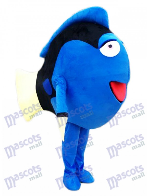 Découverte Dory Royal Bleu Soie Mascotte Costume Dessin animé Personnage