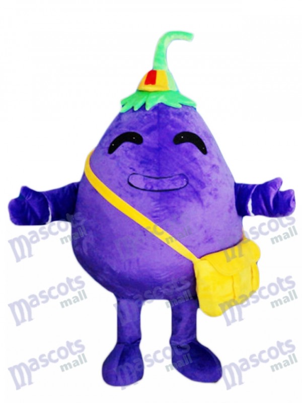 Purple aubergine enfant légumes mascotte Costume plante alimentaire