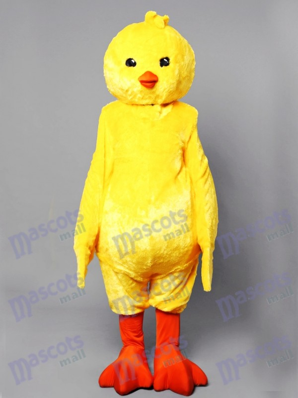 Costume de mascotte de poulet jaune fantastique Animal
