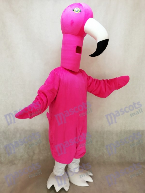 Costume mignonne de mascotte d'oiseau de flamant