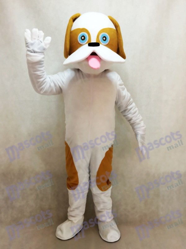 Costume de mascotte de chien tacheté