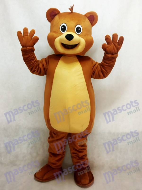 Fit Costume mascotte ours brun