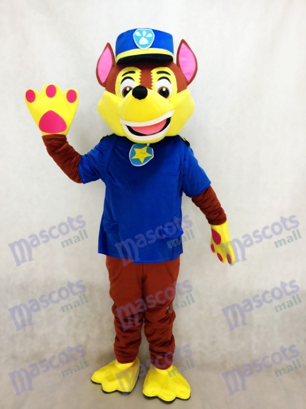 Paw Patrol Chase Chien Mascotte Allemand Berger Sheep Chien Spy Costume