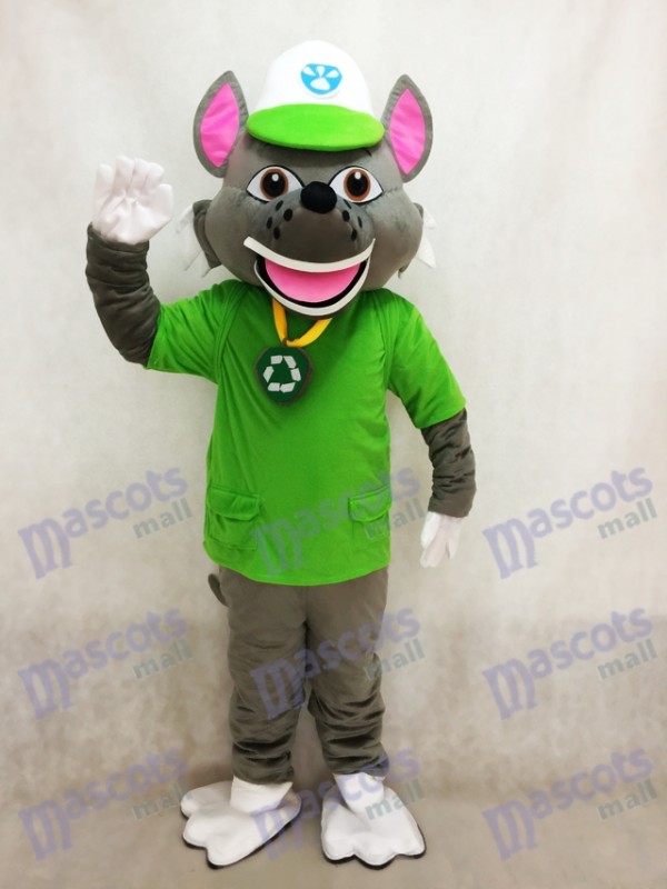 Paw Patrol Recyclage Écologie Pup Rocky mascotte Costume Eco Pup