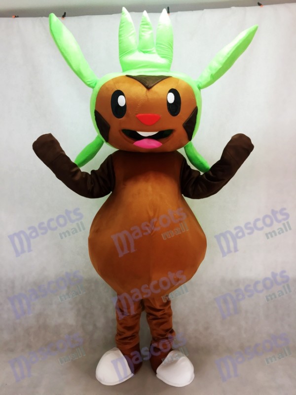 Chespin Pokemon Pokémon GO Mascotte Costume Poche Monster Grass Type Chespie