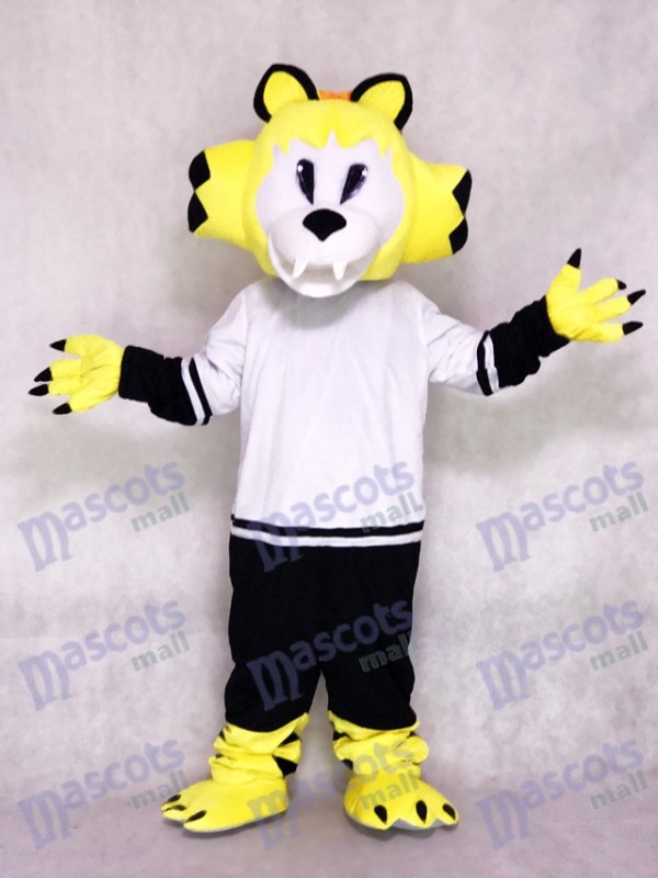 Nashville Predators Costume de mascotte de l'équipe de hockey sur glace Jaune Chat à dents de sabre