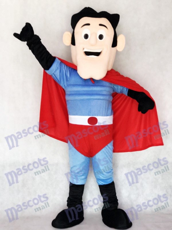 Nouveau super héros avec le costume de mascotte du Cap Rouge