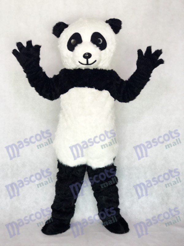 Costume adulte de mascotte de panda Zoo animalier