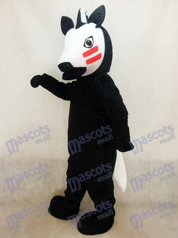 Costume de mascotte de cheval de Troie noir
