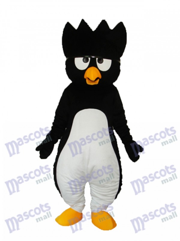 Noir Peu manchot Mascotte Adulte Costume Océan