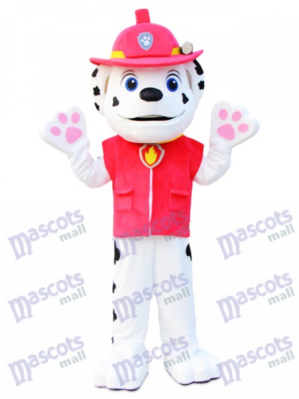 Marshall patte patrouille Dalmatien chien Mascotte Costume Cartoon Anime