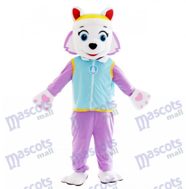 Everest Paw Patrol Husky Chien Mascotte Montagne Enneigée Chiot Dessin Animé