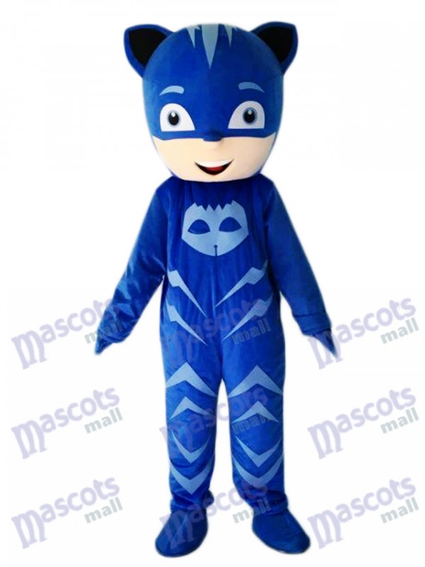 PJ Masks Catboy Connor Blue Outfit Boy Mascot Costume