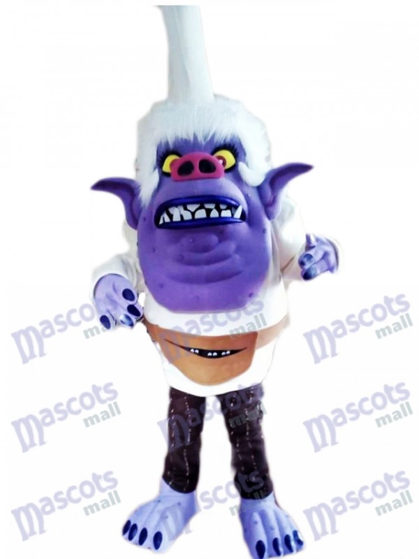 Trolls Chef Bergen Troll Mascotte Promotion des costumes