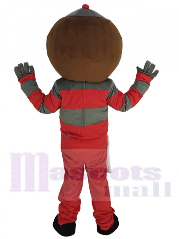 Brutus Buckeye costume de mascotte