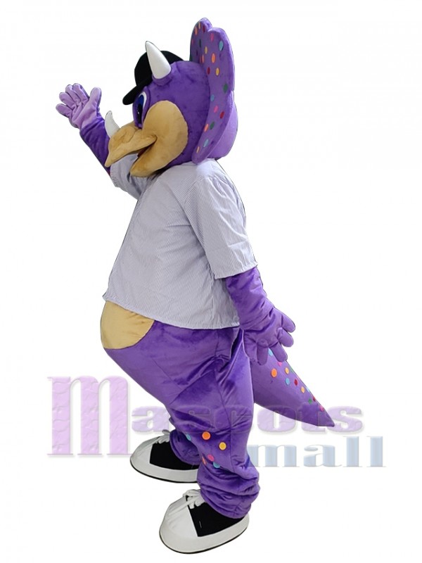 Tricératops costume de mascotte
