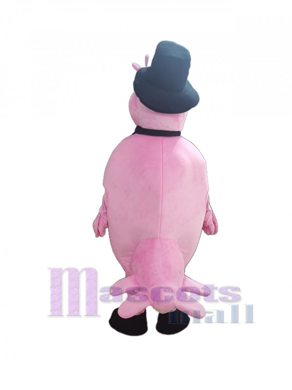 Crevette costume de mascotte