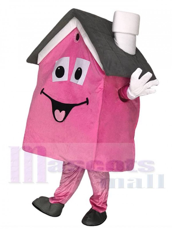Rose Housing House Agent immobilier Promotion mascotte Costume