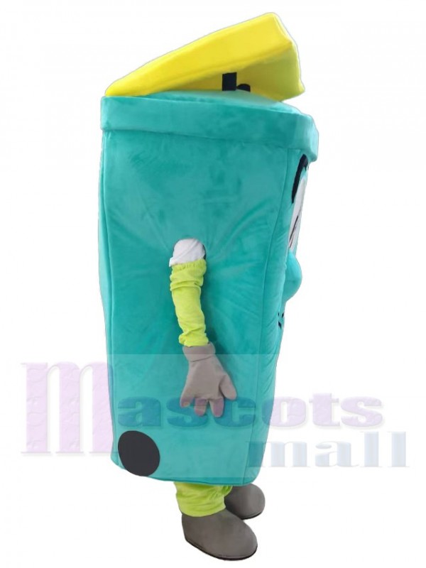Poubelle costume de mascotte