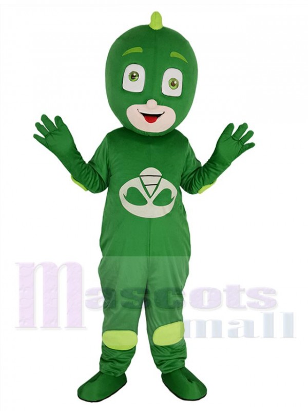 Vertueux PJ Masks Greg Gekko Costume de mascotte Dessin animé