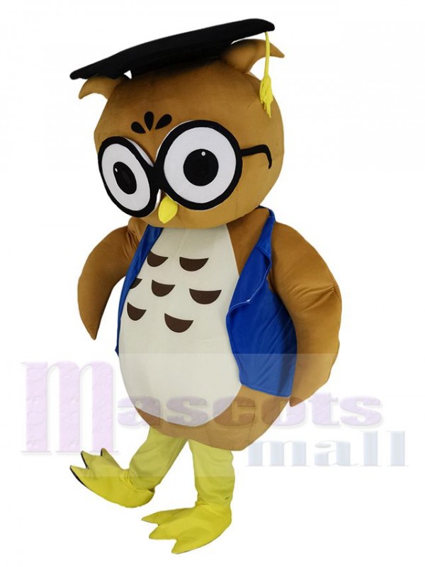 Chouette maskottchen kostüm