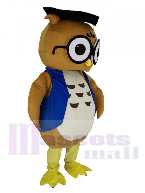 Chouette maskottchen kostüm