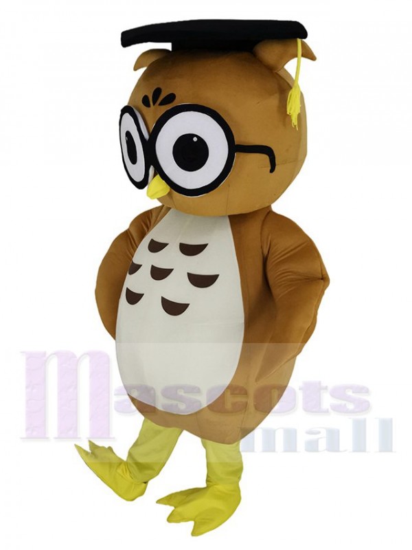 Chouette maskottchen kostüm