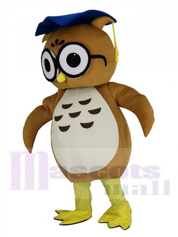 Chouette maskottchen kostüm