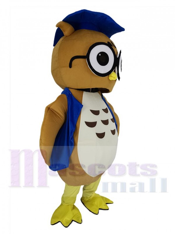 Chouette maskottchen kostüm