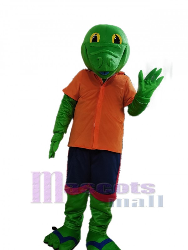 Lézard costume de mascotte