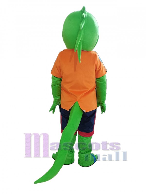Lézard costume de mascotte