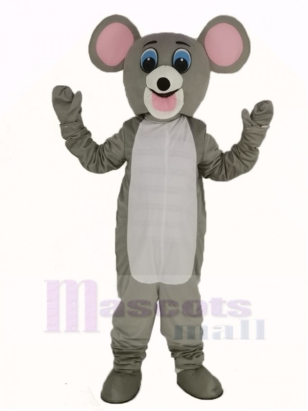 Lumière grise Souris Mascotte Costume Adulte