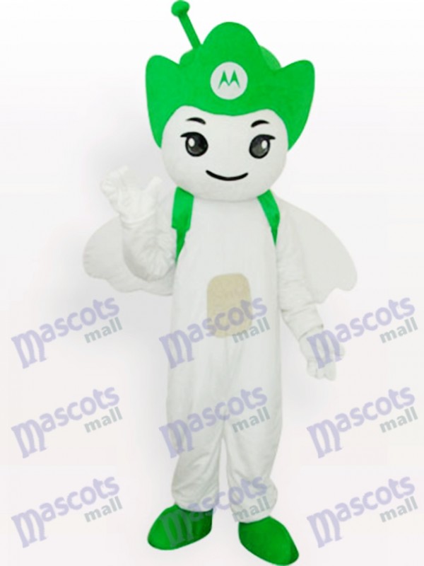 Déguisement de mascotte adulte Green Moto Angel Party