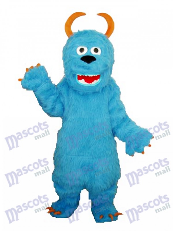 Bleu Sulley Monsters Inc Mascotte Adulte Costume Dessin animé Anime
