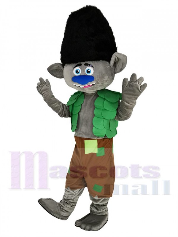 Trolls maskottchen kostüm
