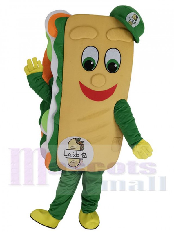 Sandwich costume de mascotte