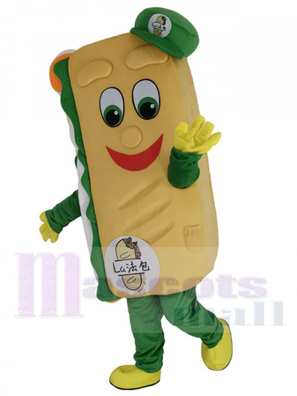 Sandwich costume de mascotte