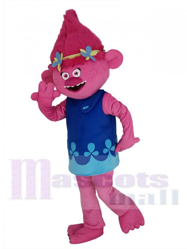 Trolls maskottchen kostüm