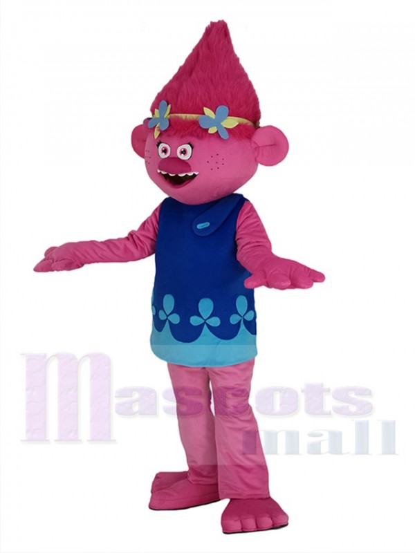 Trolls maskottchen kostüm