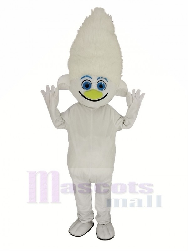 Trolls Gars diamant argent Garçon Mascotte Costume Dessin animé