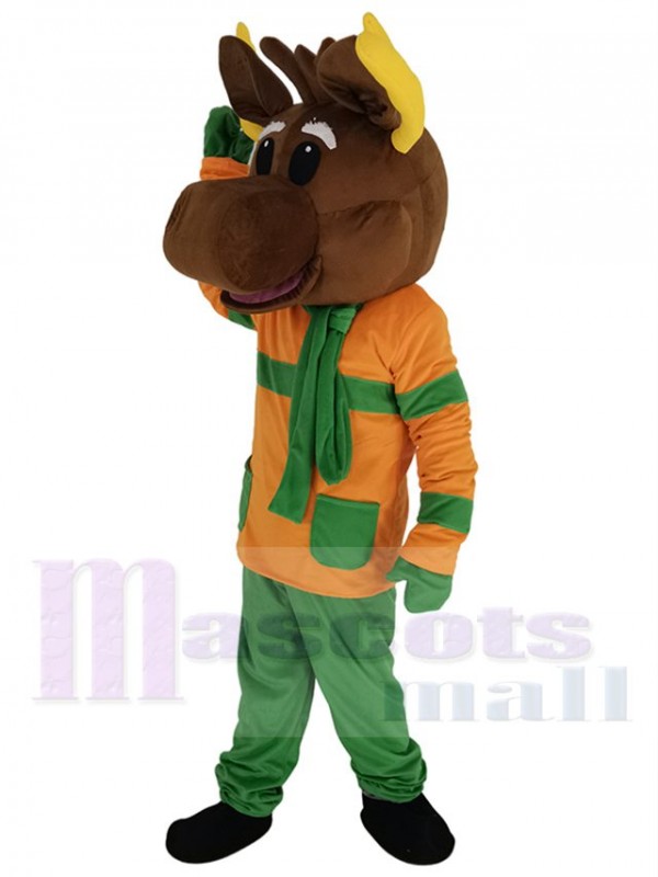 Cerf costume de mascotte