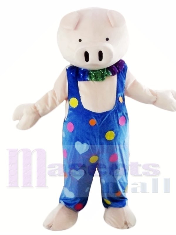 Mignonne Gris Porc Mascotte Les costumes Animal