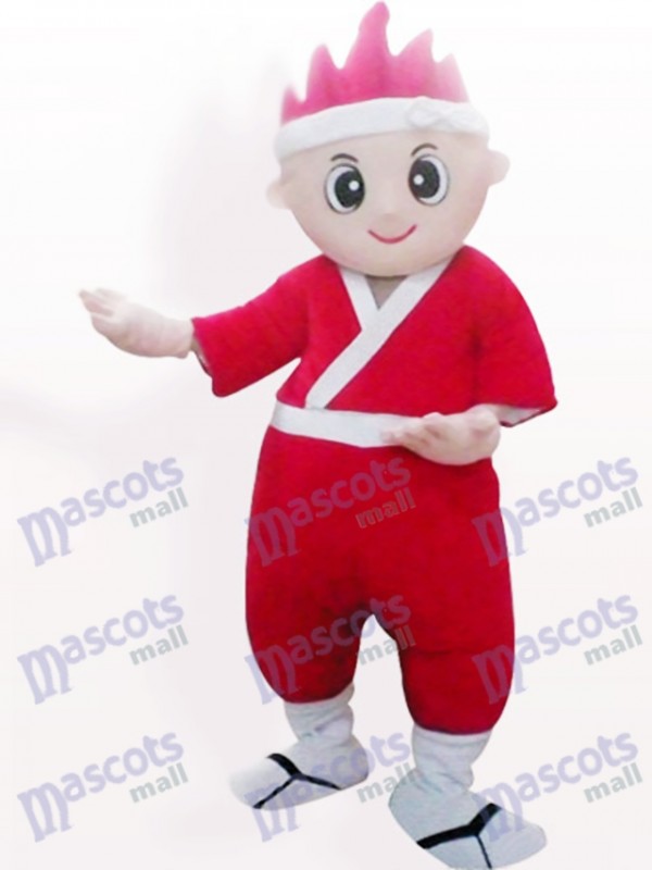 Costume de mascotte adulte de dessin animé garçon japonais