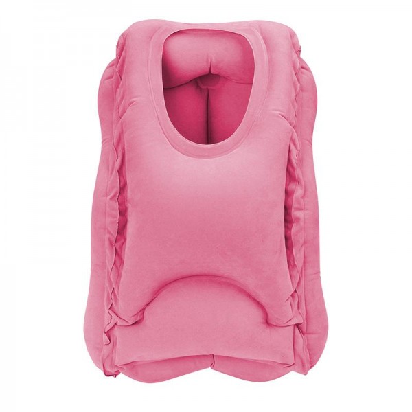 Portable Gonflable Oreiller Corps Retour Soutien Pliable Coup Cou