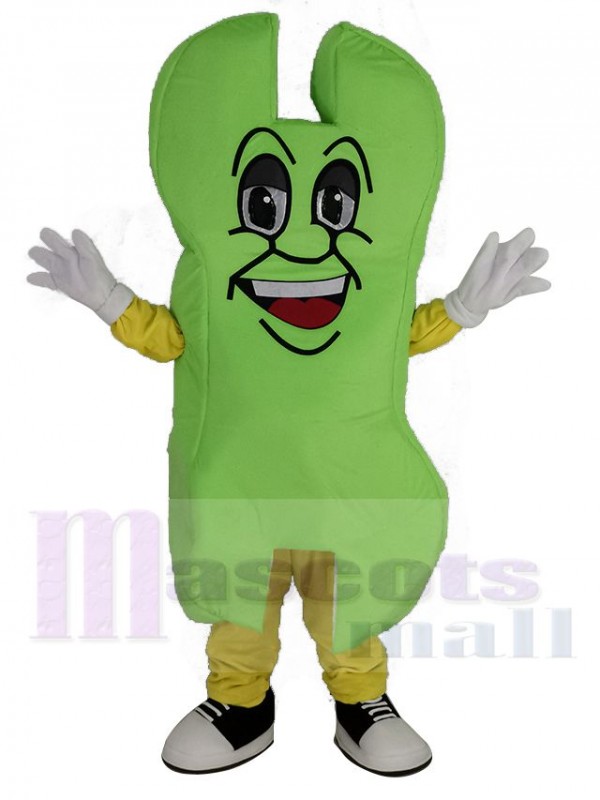 vert Outil Clé Tendeur Mascotte Costume Dessin animé