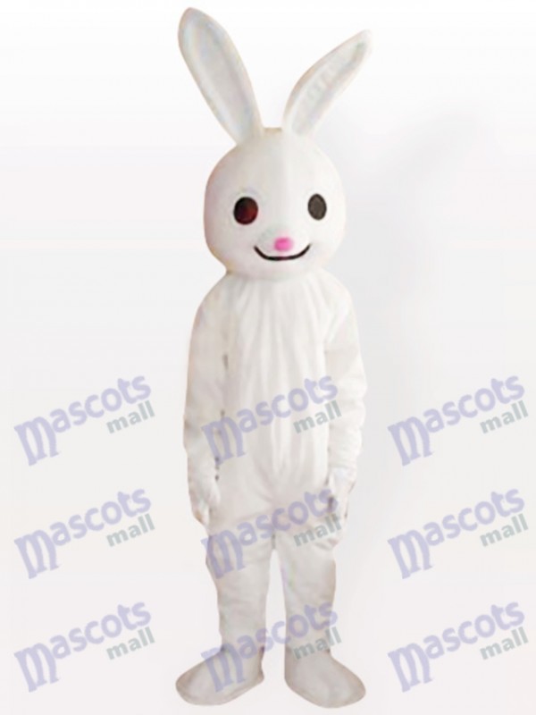 Costume de mascotte d'animal adulte de lapin rose de lapin de rose